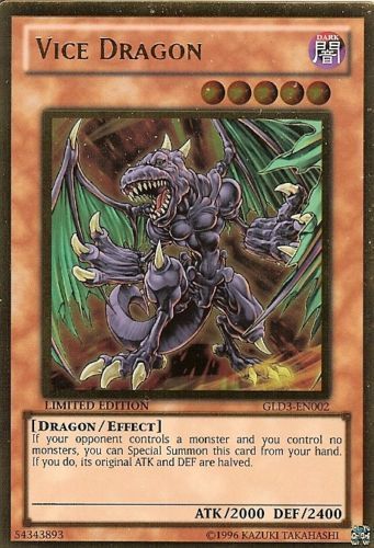 Vice Dragon [GLD3-EN002] Gold Rare | A1Comics