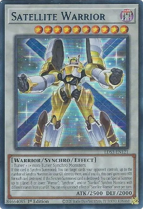 Satellite Warrior (Blue) [LDS3-EN121] Ultra Rare | A1Comics