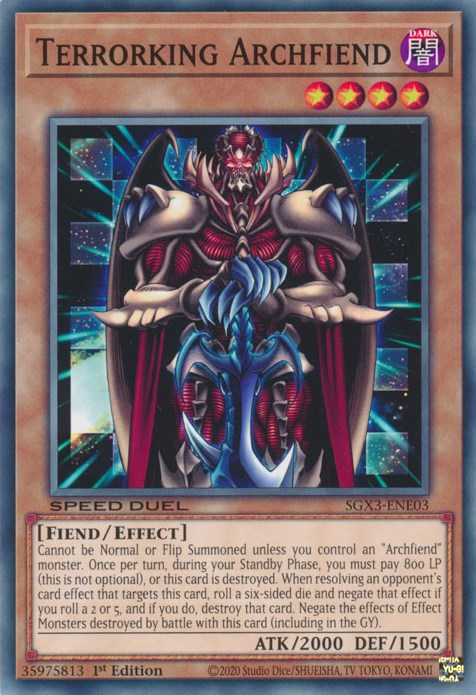 Terrorking Archfiend [SGX3-ENE03] Common | A1Comics