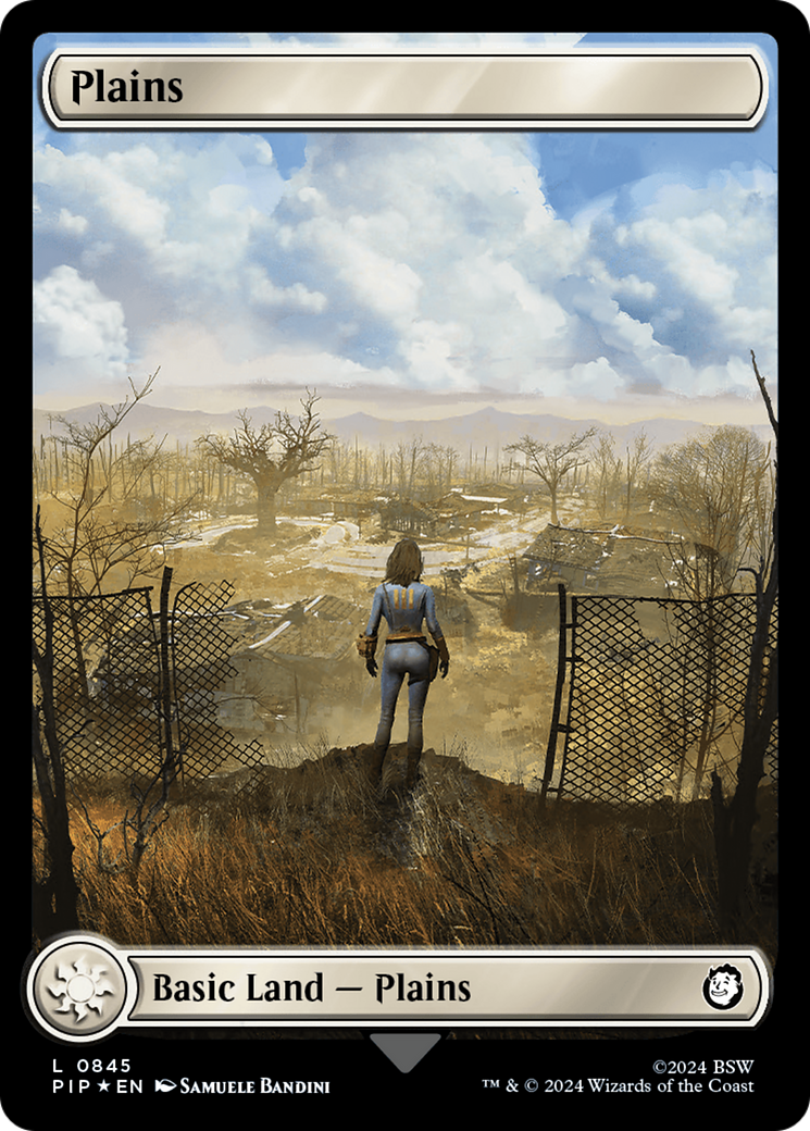 Plains (0845) (Surge Foil) [Fallout] | A1Comics