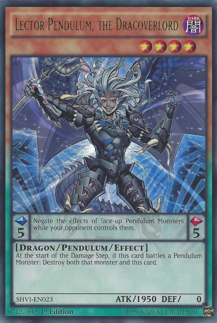 Lector Pendulum, the Dracoverlord [SHVI-EN023] Ultra Rare | A1Comics