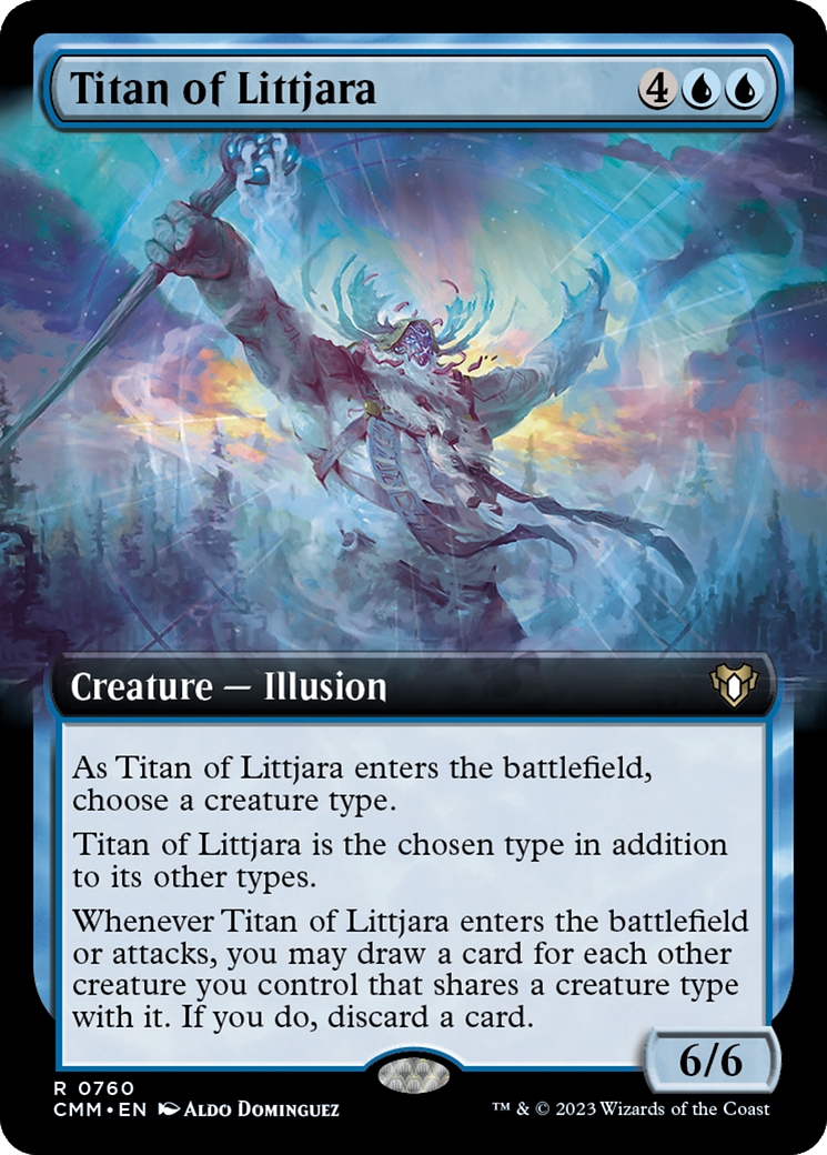 Titan of Littjara (Extended Art) [Commander Masters] | A1Comics