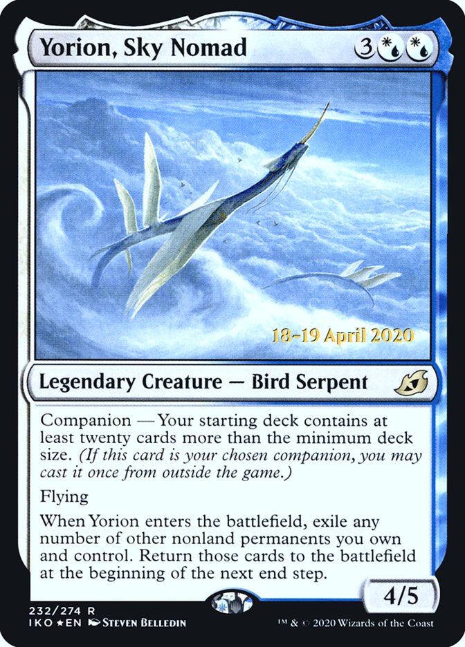 Yorion, Sky Nomad [Ikoria: Lair of Behemoths Prerelease Promos] | A1Comics