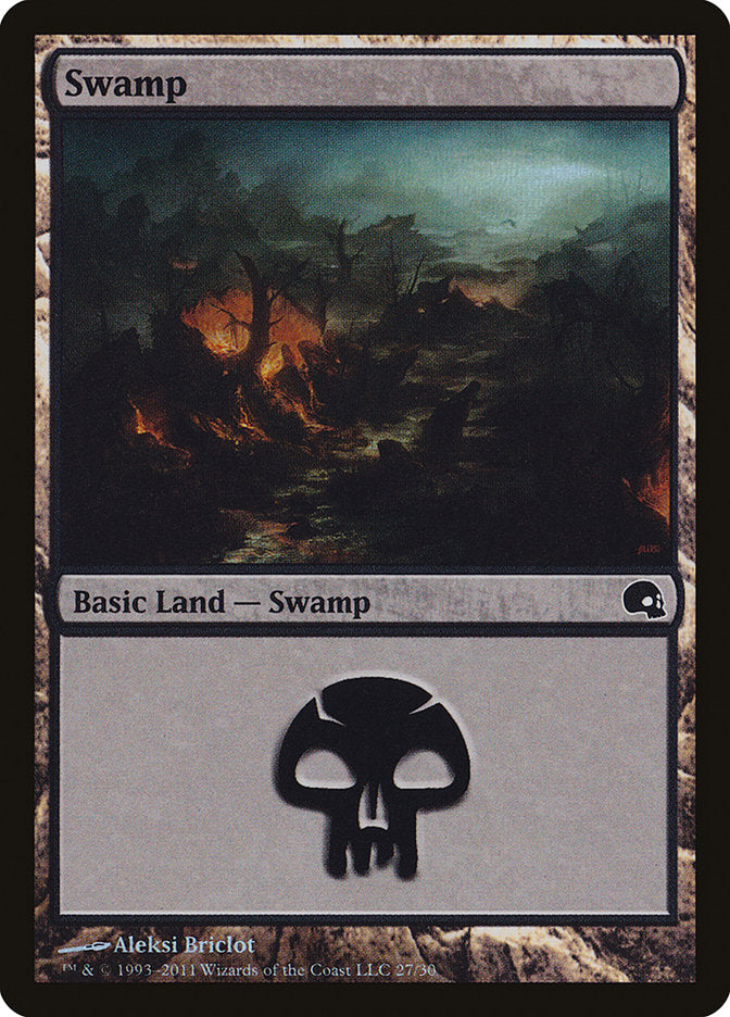 Swamp (27) [Premium Deck Series: Graveborn] | A1Comics