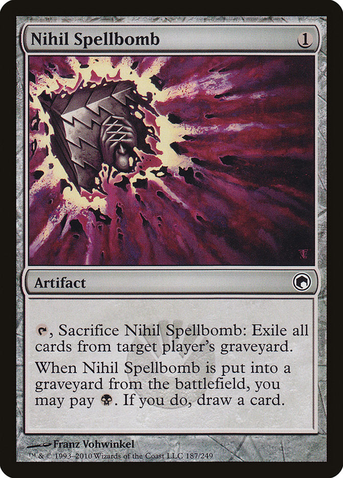 Nihil Spellbomb [Scars of Mirrodin] | A1Comics