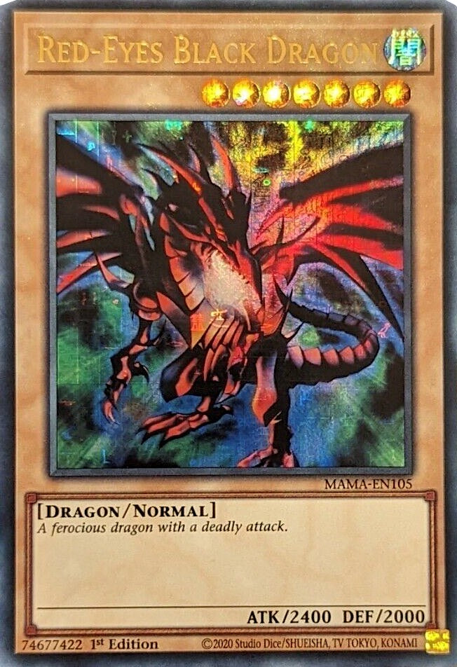 Red-Eyes Black Dragon [MAMA-EN105] Ultra Pharaoh's Rare | A1Comics