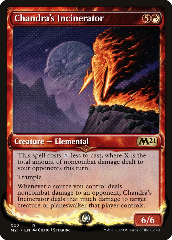 Chandra's Incinerator (Showcase) [Core Set 2021] | A1Comics