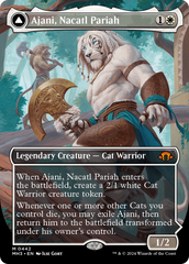 Ajani, Nacatl Pariah // Ajani, Nacatl Avenger (Borderless) [Modern Horizons 3] | A1Comics