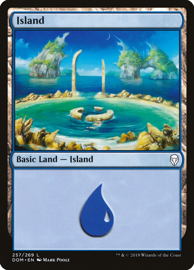 Island (257) [Dominaria] | A1Comics