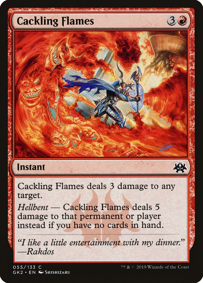 Cackling Flames [Ravnica Allegiance Guild Kit] | A1Comics