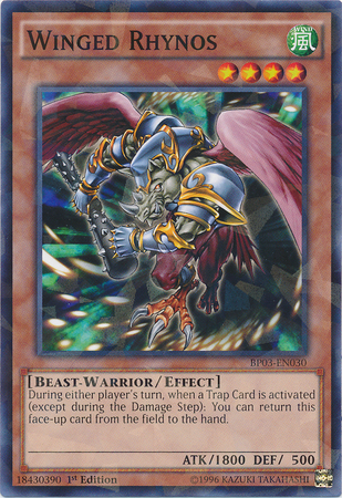 Winged Rhynos [BP03-EN030] Shatterfoil Rare | A1Comics