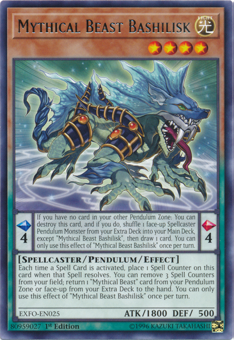 Mythical Beast Bashilisk [EXFO-EN025] Rare | A1Comics