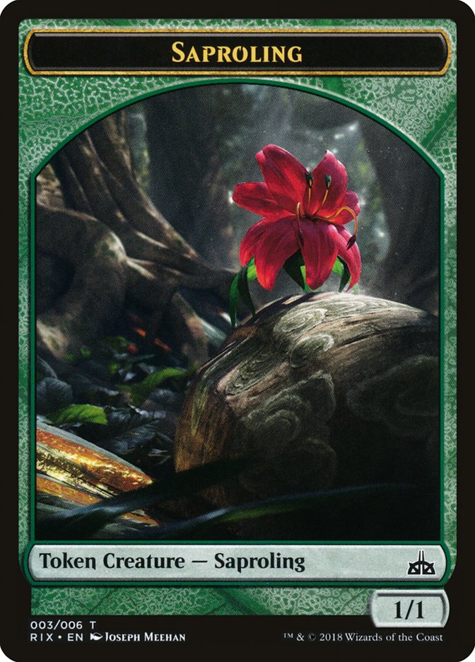 Saproling Token [Rivals of Ixalan Tokens] | A1Comics