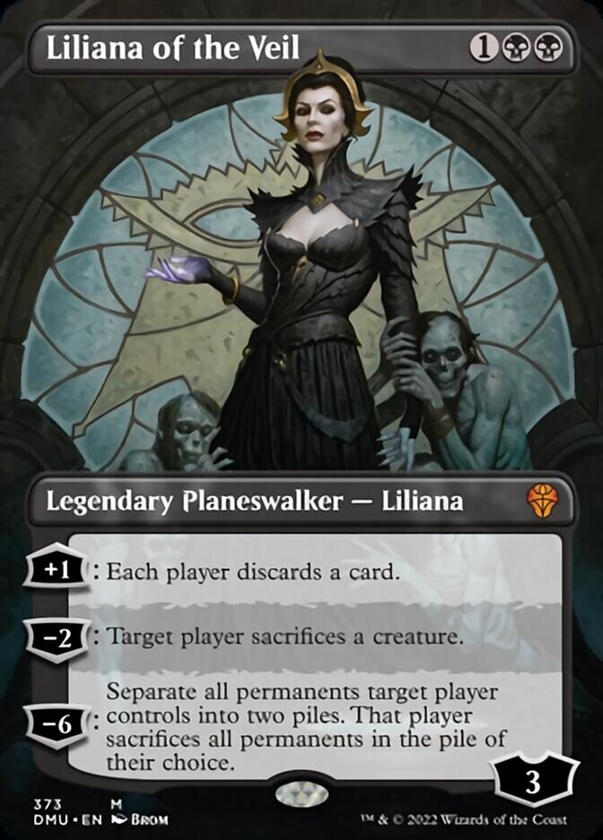 Liliana of the Veil (Borderless) [Dominaria United] | A1Comics