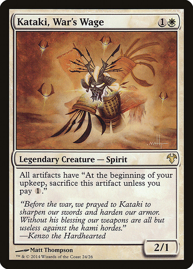 Kataki, War's Wage [Modern Event Deck 2014] | A1Comics