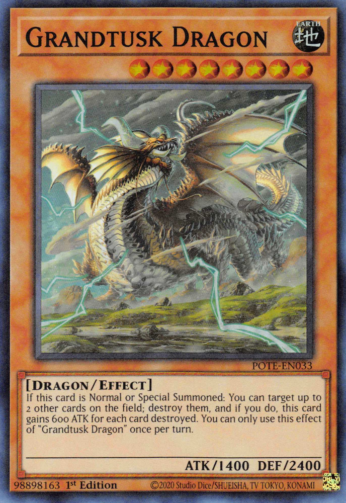 Grandtusk Dragon [POTE-EN033] Super Rare | A1Comics