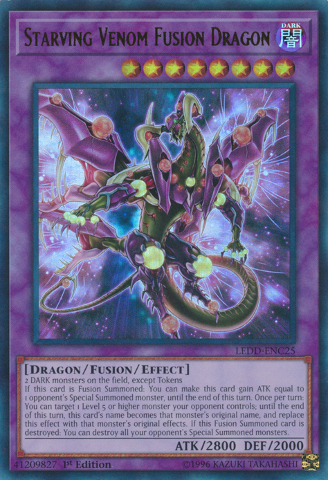 Starving Venom Fusion Dragon [LEDD-ENC25] Ultra Rare | A1Comics