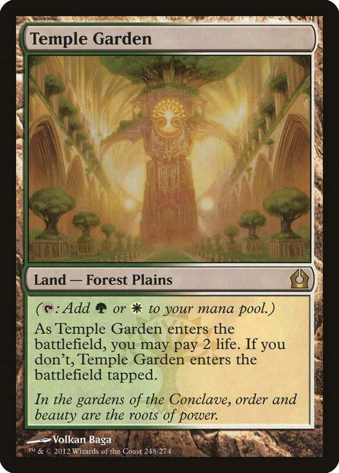 Temple Garden [Return to Ravnica] | A1Comics