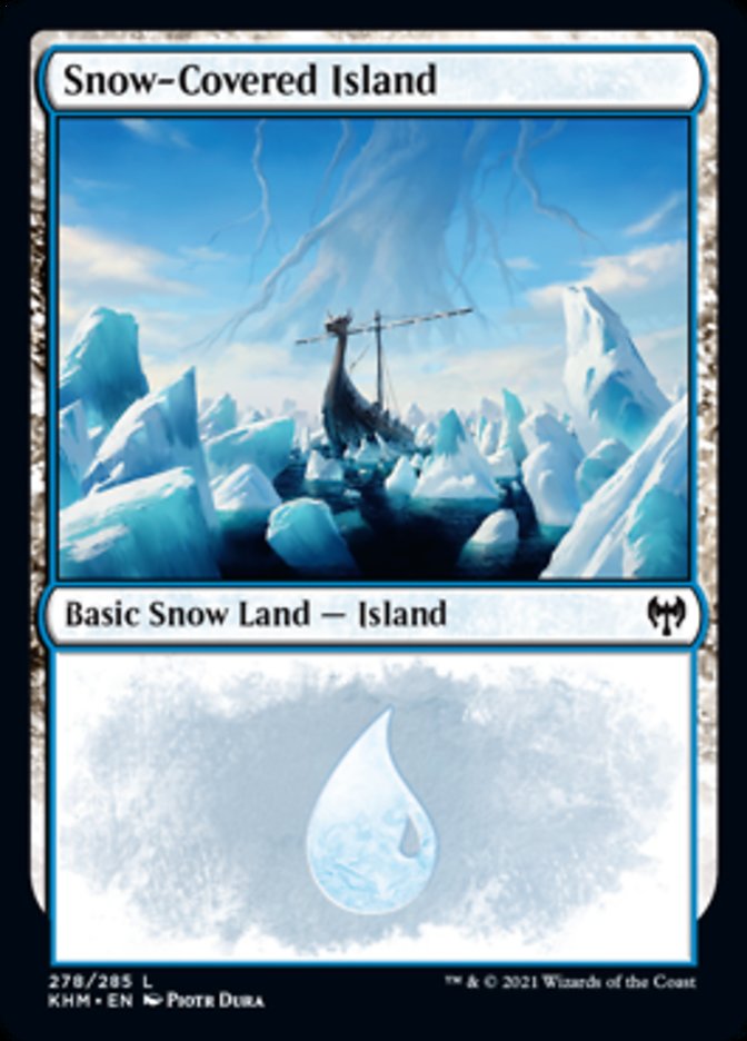 Snow-Covered Island (278) [Kaldheim] | A1Comics