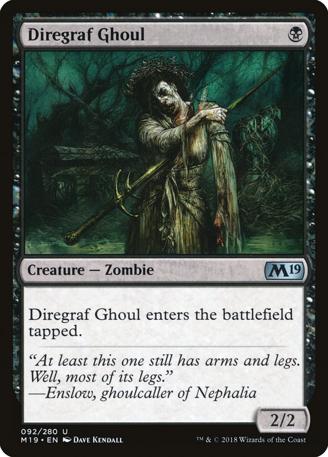 Diregraf Ghoul [Core Set 2019] | A1Comics