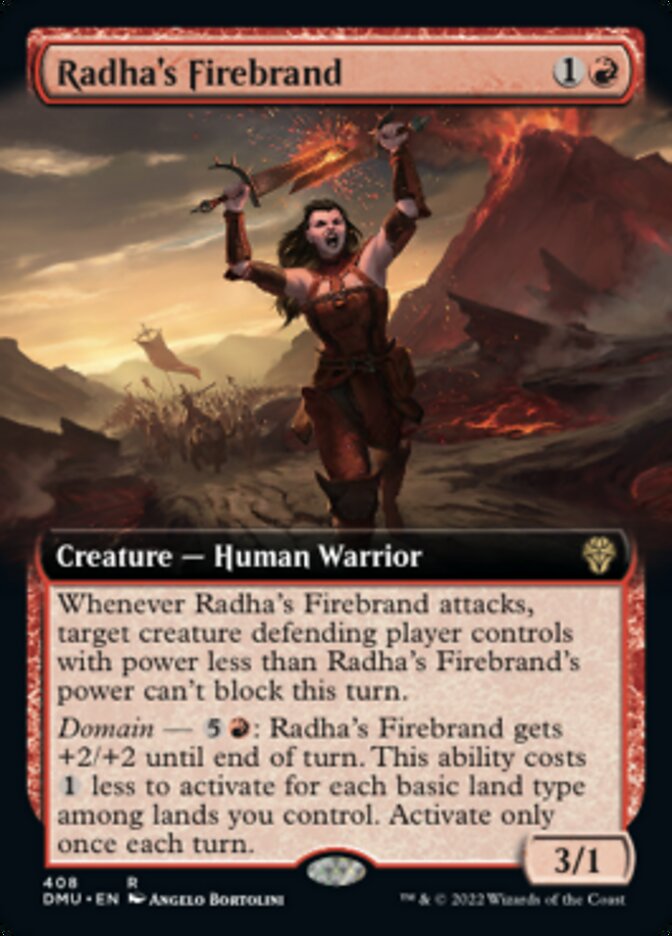 Radha's Firebrand (Extended Art) [Dominaria United] | A1Comics