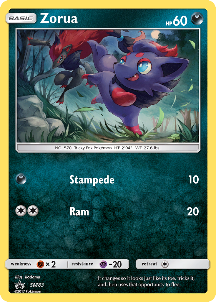 Zorua (SM83) [Sun & Moon: Black Star Promos] | A1Comics