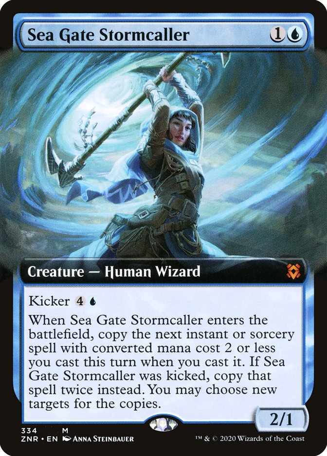 Sea Gate Stormcaller (Extended Art) [Zendikar Rising] | A1Comics