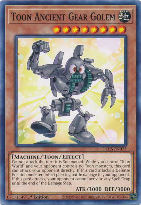 Toon Ancient Gear Golem [DLCS-EN073] Common | A1Comics