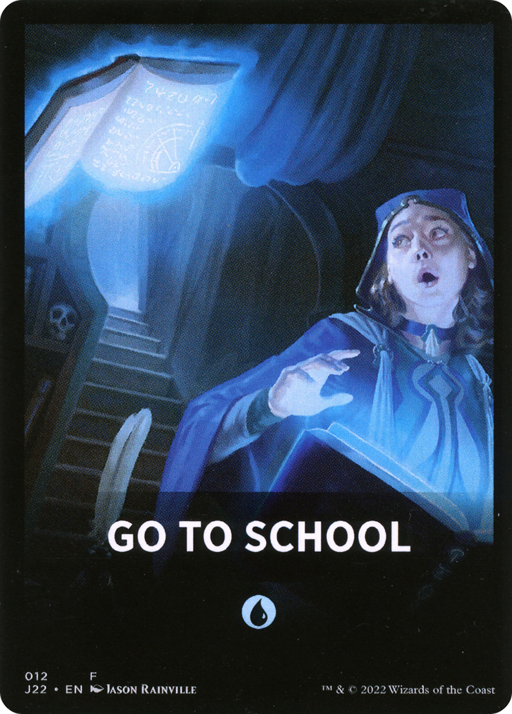 Go to School Theme Card [Jumpstart 2022 Front Cards] | A1Comics