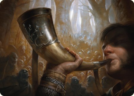 Horn of Gondor Art Card [The Lord of the Rings: Tales of Middle-earth Art Series] | A1Comics