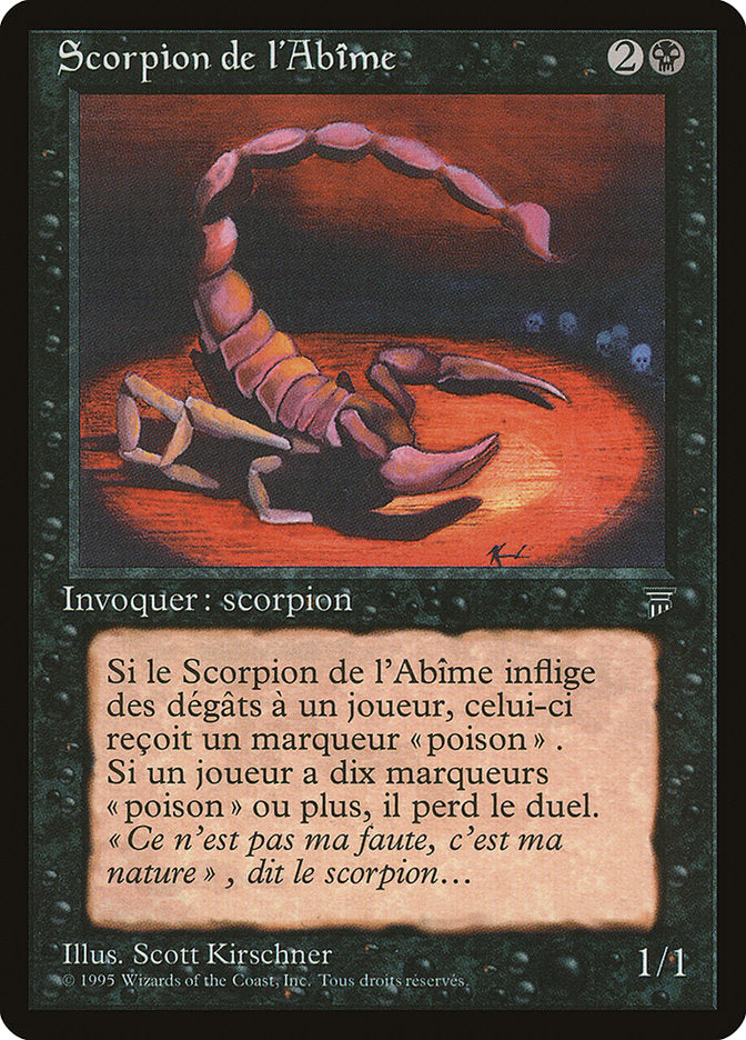 Pit Scorpion (French) - "Scorpion de l'Abime" [Renaissance] | A1Comics