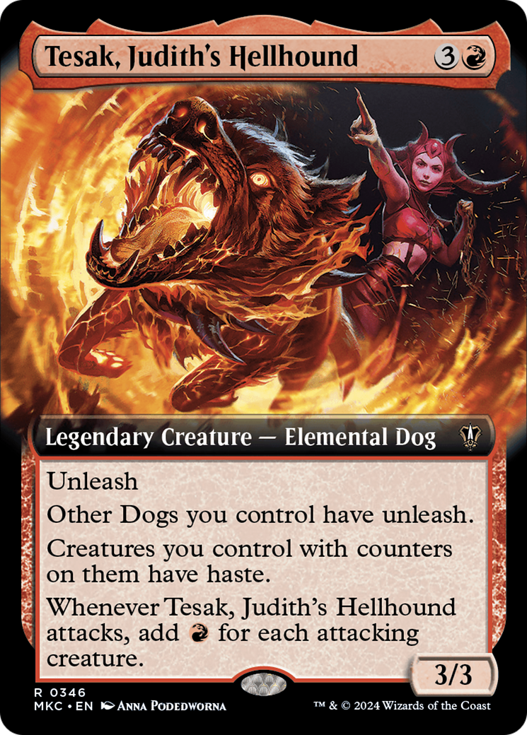 Tesak, Judith's Hellhound (Extended Art) [Murders at Karlov Manor Commander] | A1Comics