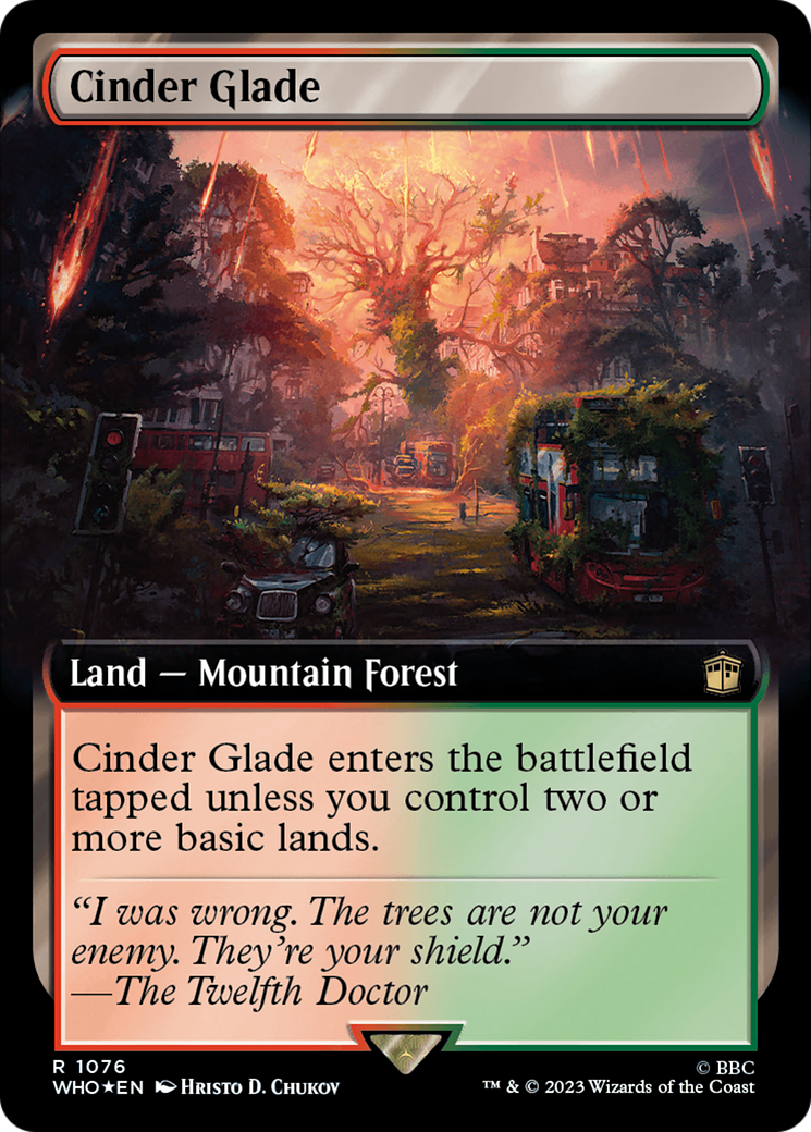 Cinder Glade (Extended Art) (Surge Foil) [Doctor Who] | A1Comics