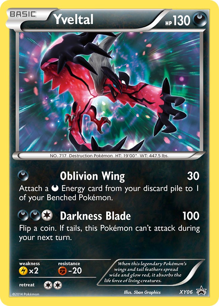 Yveltal (XY06) [XY: Black Star Promos] | A1Comics