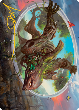 Gaea's Will Art Card (Gold-Stamped Signature) [Modern Horizons 2 Art Series] | A1Comics