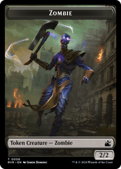 Goblin (0008) // Zombie Double-Sided Token [Ravnica Remastered Tokens] | A1Comics