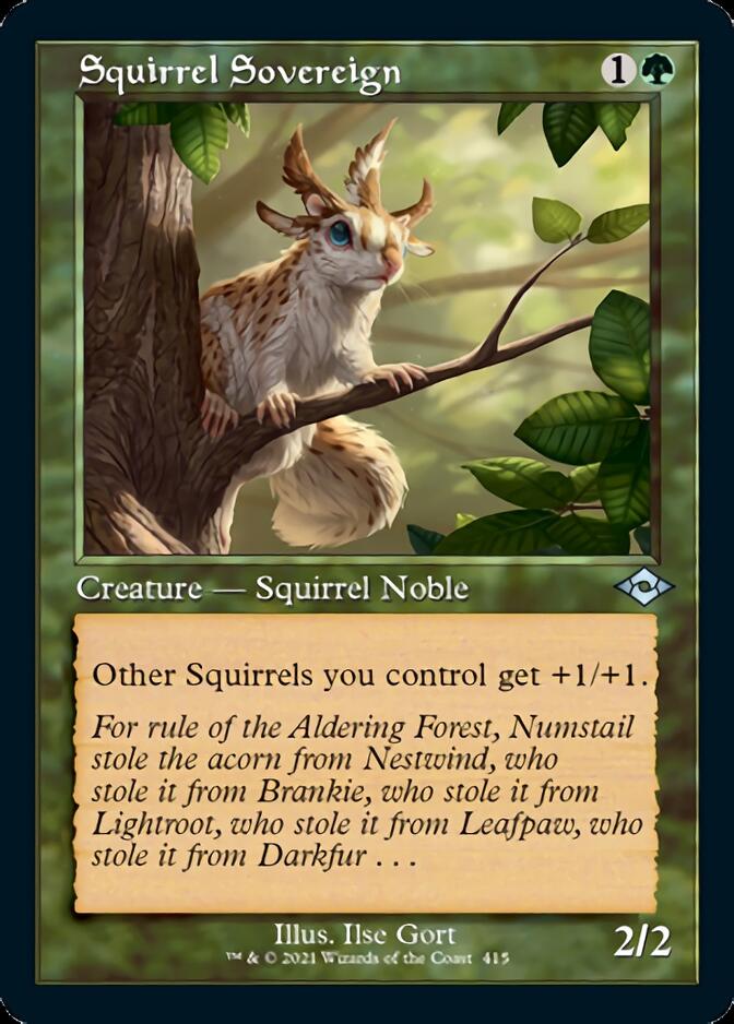 Squirrel Sovereign (Retro Foil Etched) [Modern Horizons 2] | A1Comics