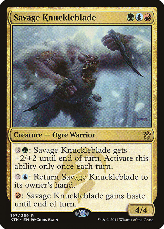 Savage Knuckleblade [Khans of Tarkir] | A1Comics