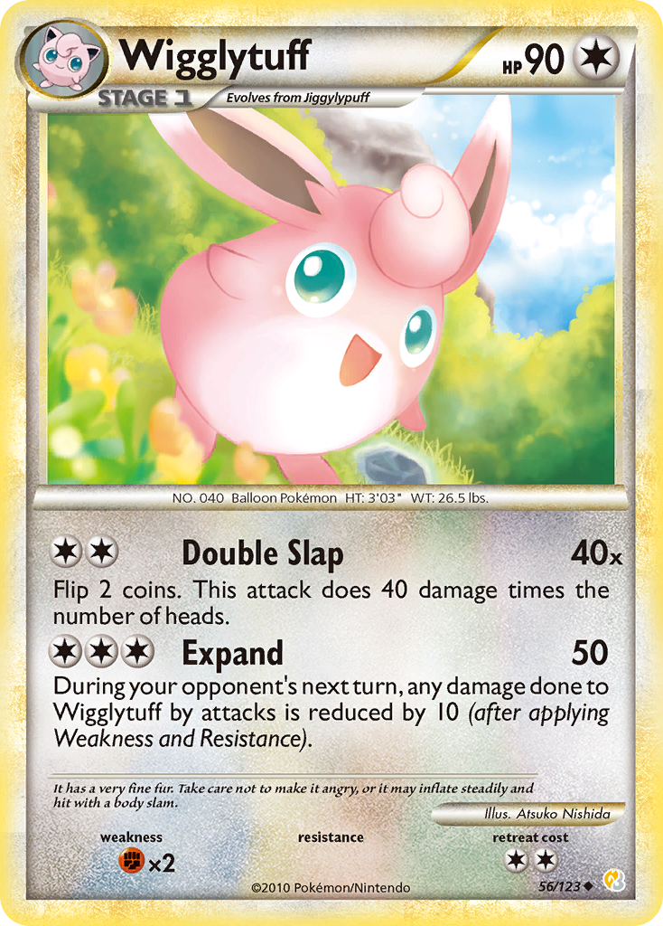 Wigglytuff (56/123) [HeartGold & SoulSilver: Base Set] | A1Comics