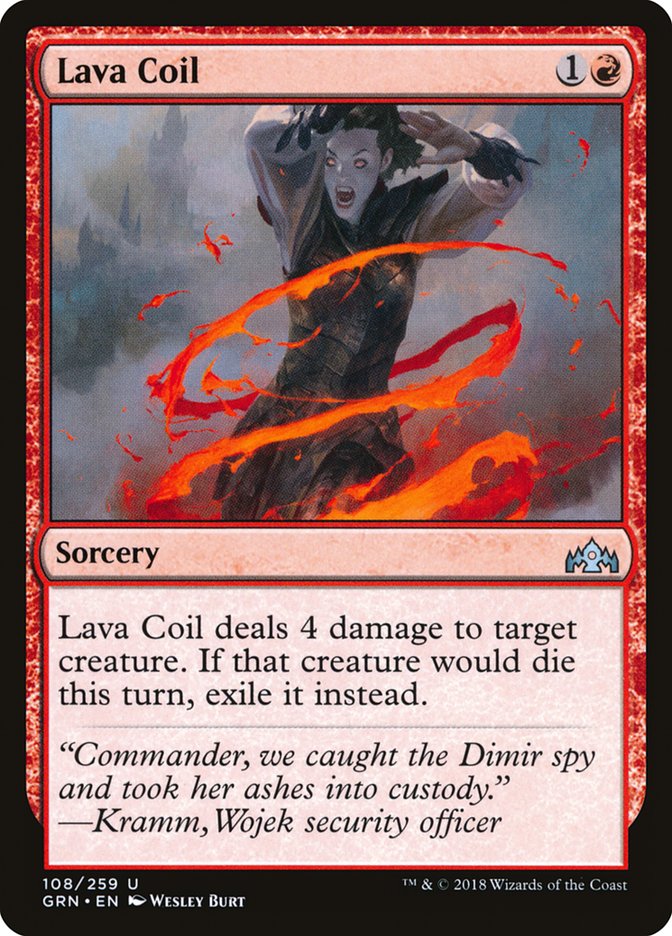 Lava Coil [Guilds of Ravnica] | A1Comics