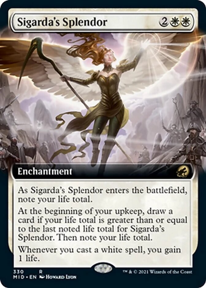 Sigarda's Splendor (Extended Art) [Innistrad: Midnight Hunt] | A1Comics