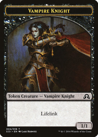 Vampire Knight Token [Shadows over Innistrad Tokens] | A1Comics