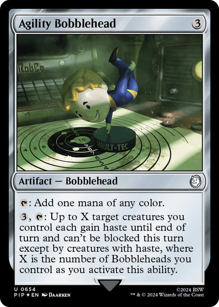 Agility Bobblehead (Surge Foil) [Fallout] | A1Comics