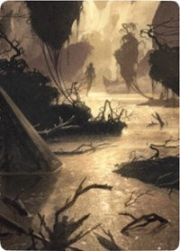 Murkwater Pathway Art Card [Zendikar Rising Art Series] | A1Comics