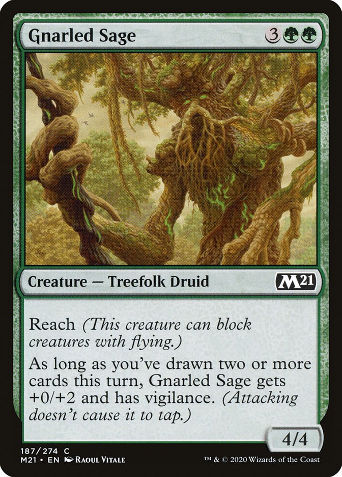 Gnarled Sage [Core Set 2021] | A1Comics