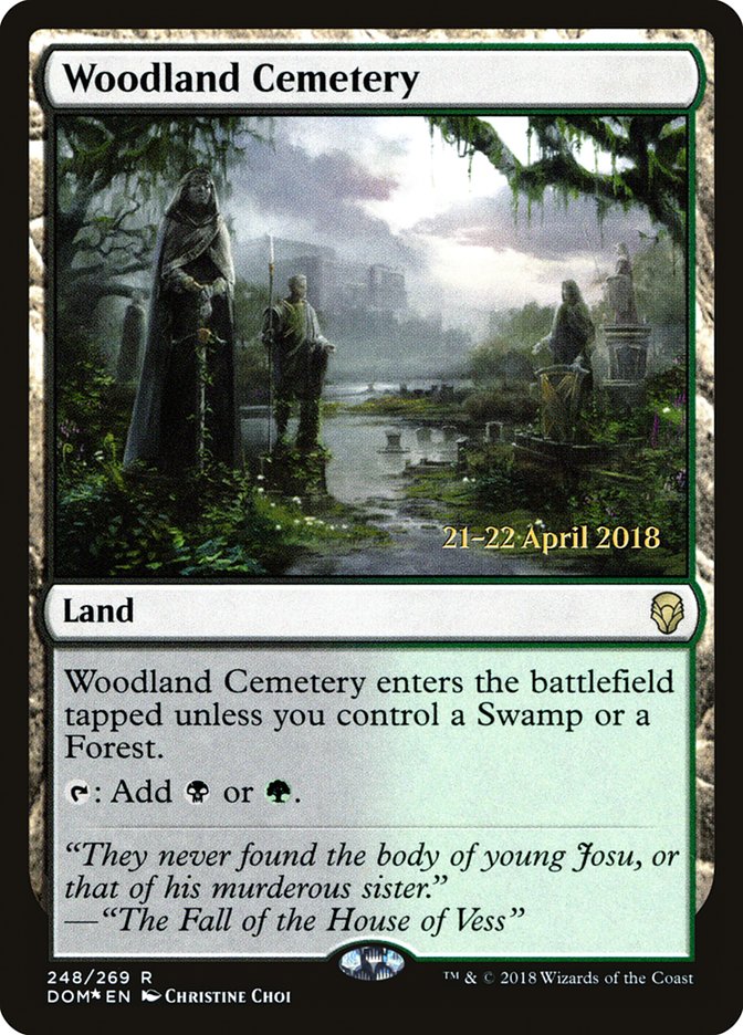 Woodland Cemetery [Dominaria Prerelease Promos] | A1Comics