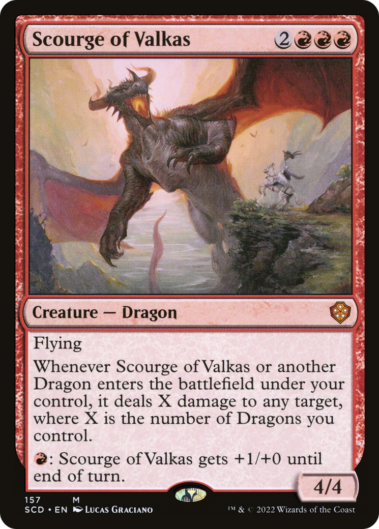 Scourge of Valkas [Starter Commander Decks] | A1Comics