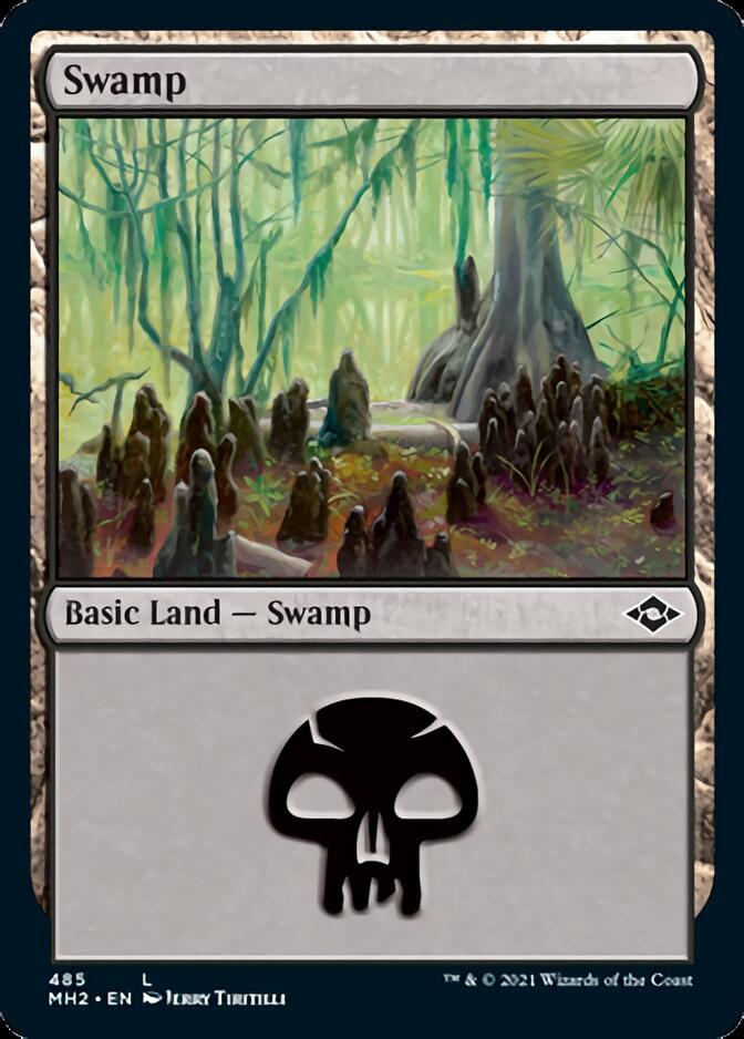 Swamp (485) (Foil Etched) [Modern Horizons 2] | A1Comics