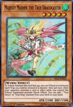 Majesty Maiden, the True Dracocaster [FIGA-EN052] Super Rare | A1Comics