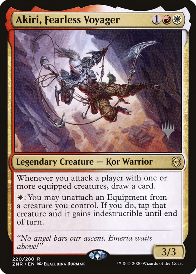 Akiri, Fearless Voyager (Promo Pack) [Zendikar Rising Promos] | A1Comics